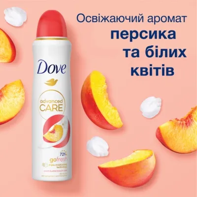 Антиперспирант Dove Персик и белые цветы 150 мл (8720181444524) Винница - изображение 4