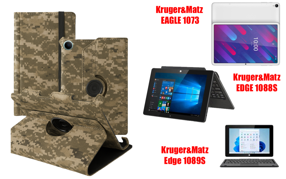 Чохол Spinner360 для планшета Kruger&Matz EAGLE 1073, EDGE 1088S, Edge 1089S, колір Xaki Київ - фото 1