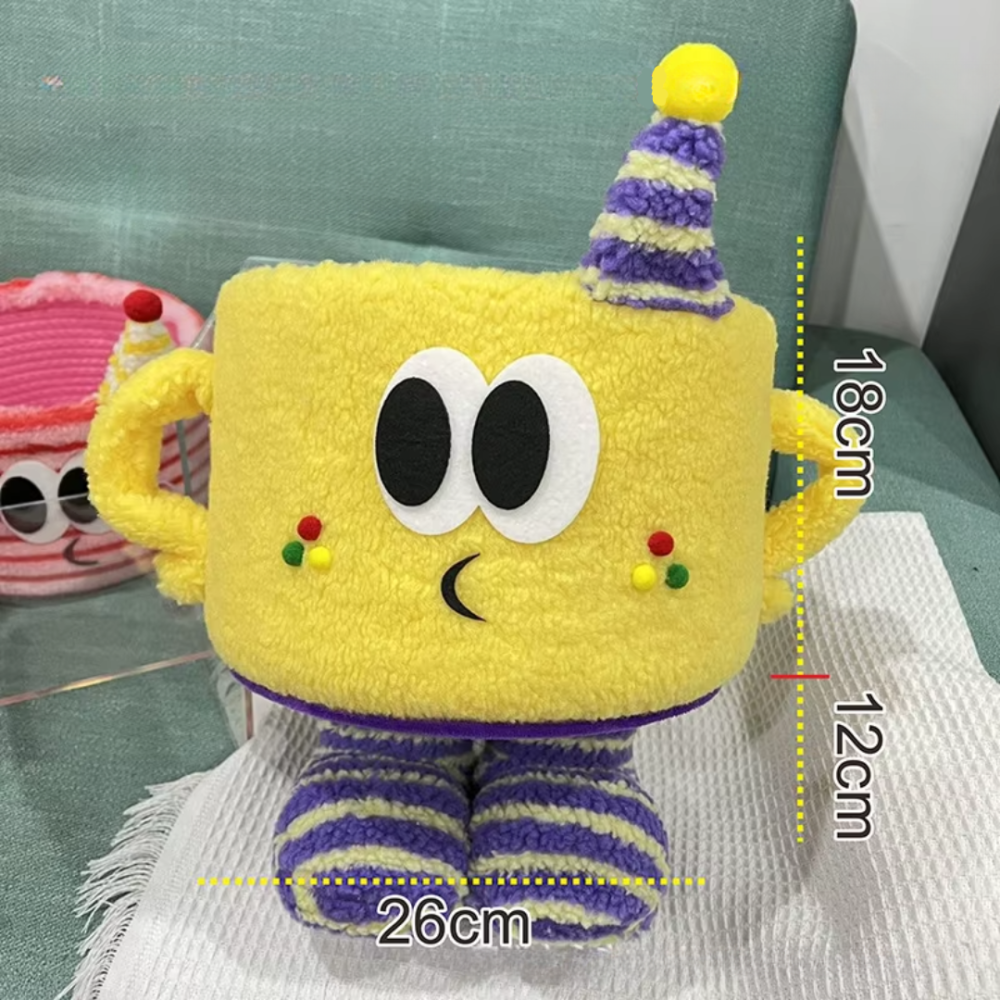 Корзина для игрушек плюшевый органайзер в детскую комнату мягкий для вещей и игрушек детская жёлтая Каменец-Подольский - изображение 4