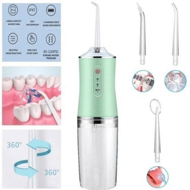 Ирригатор для эффективной гигиены полости рта Oral Irrigator, Ирригатор для чистки брекетов UL-69 Львов - изображение 17