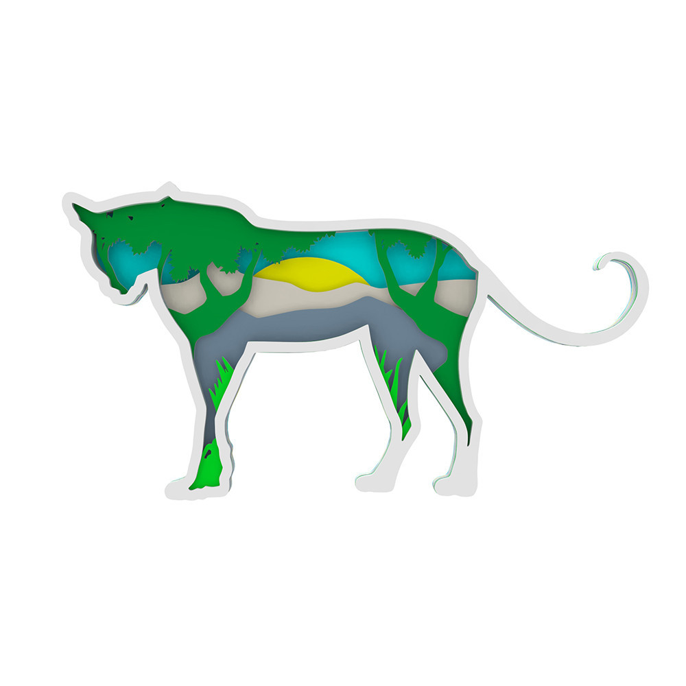 Набір для творчості розмальовка EKOSTAR 3D-картина Тигр Київ - фото 1