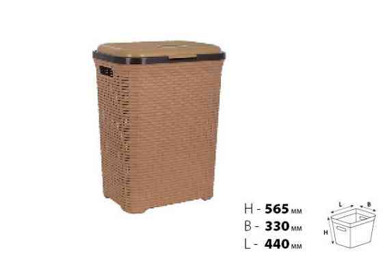 Корзина для белья VIOLET HOUSE CARAMEL Ротанг (6481624) Киев