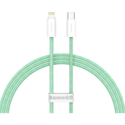 Дата кабель USB-C to Lightning 2.0m 20W green Baseus (CALD000106) Винница - изображение 1