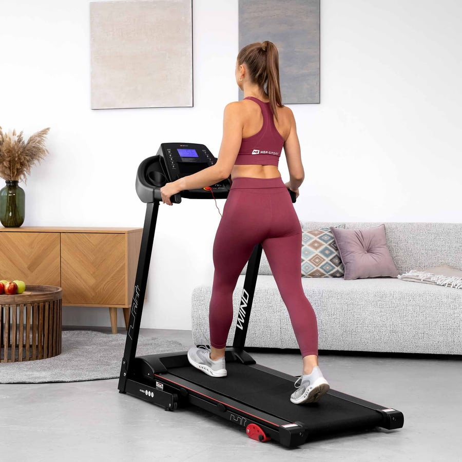 Беговая дорожка Hop-Sport HS-1000LB Wind красный Киев - изображение 10