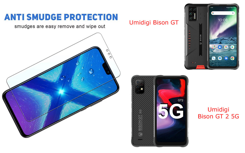 Защитное стекло NeoGlass для Umidigi Bison GT, Bison GT 2 5G – ультрапрозрачное и устойчивое Киев - изображение 3