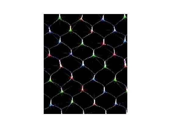 Гирлянда Сетка прозрачная 100LED 1.2*1.2м мульти 1590-01 ТМ КИТАЙ Киев