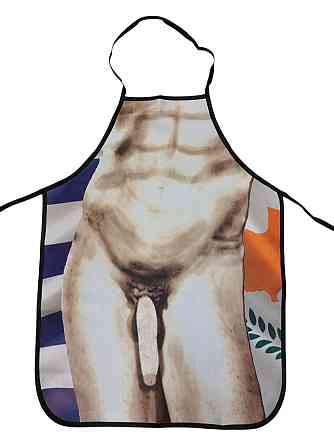 Фартух чоловічий з голим торсом прикольний 80 на 60 см різнобарвний Київ