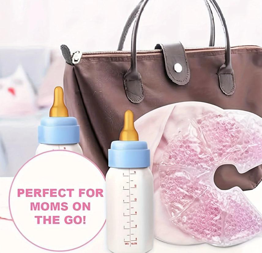 Гелеві термонакладки для грудей охолодження/зігрівання. Гелеві подушечки для грудей при лактації Київ - фото 3