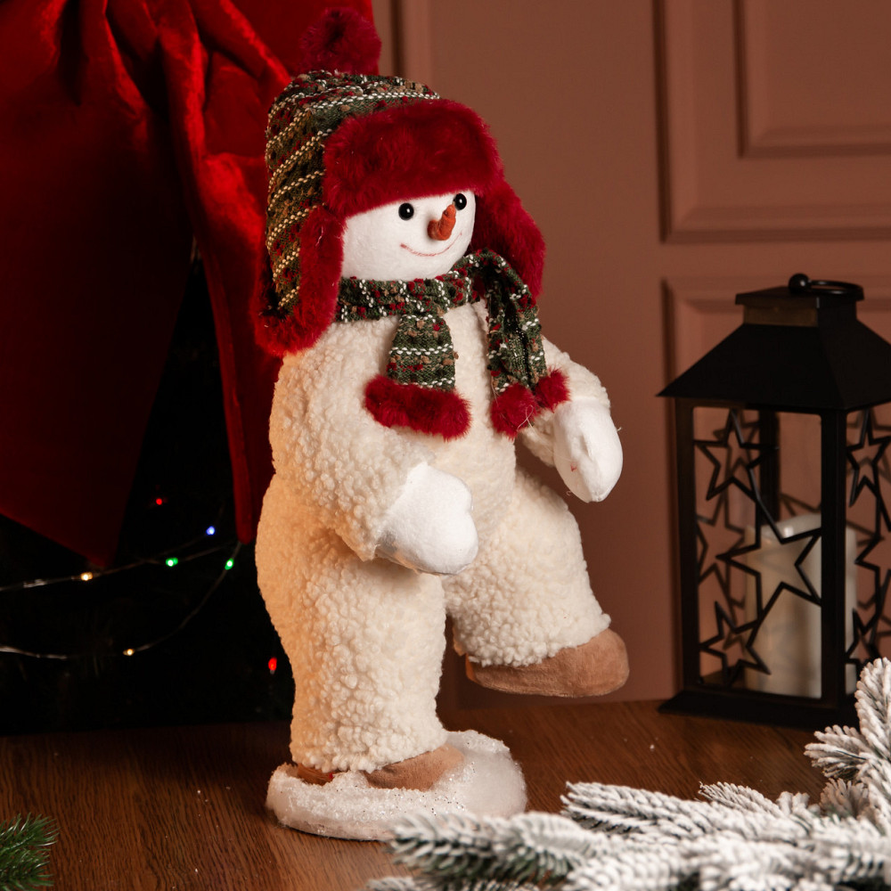 Новорічна фігурка Сніговик 21×21×45 (см) CR-4-11 Київ - фото 1