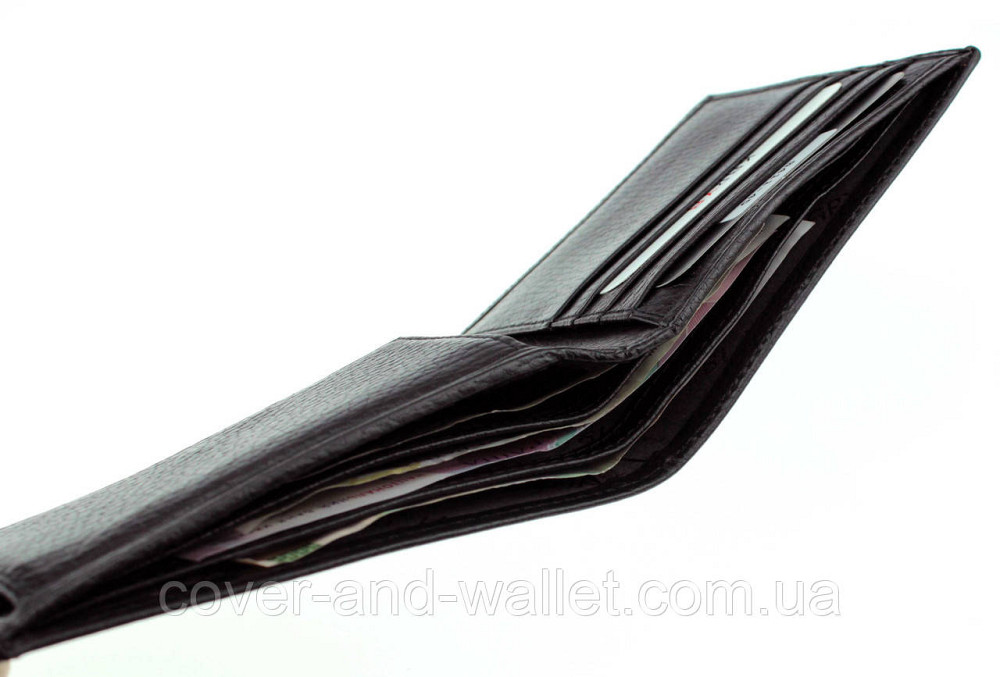 Якісний тонкий чоловічий шкіряний гаманець Karya 0411-45 Київ - фото 9