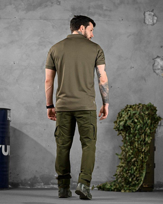 Летний тактический костюм soldier олива ДЛ6407 Одесса - изображение 3