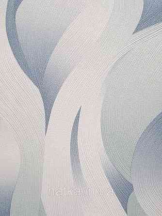 Шпалери метрові вініл на флізелін дизайнерські Erismann Elle Decoration 2 абстракція хвилі блакитні белые3д Київ