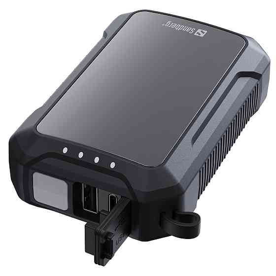 УМБ Sandberg 10000mAh Hand Warmer з обігрівачем рук 2A, USB, Type-C in, PowerThru, LED ліхтар 1W Вінниця