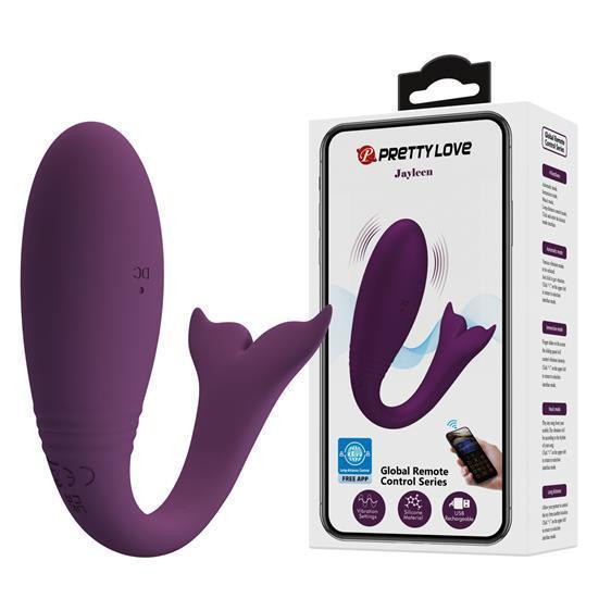 Вібратор - Pretty Love Jayleen Stimulator Dark Purple (App) Sex Aura Київ - фото 1