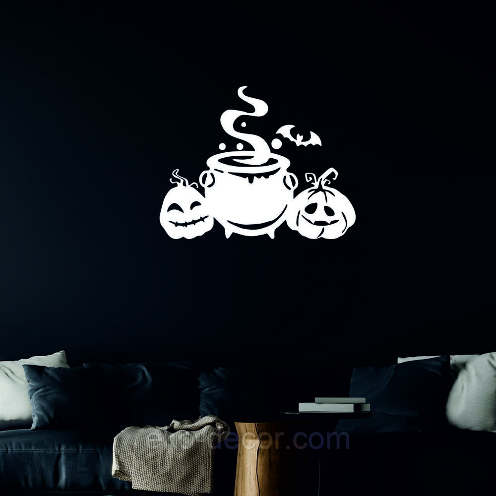 Декоративне настінне Панно «Котелок відьми», Декор на стіну 110*85 см, Білий Київ - фото 8