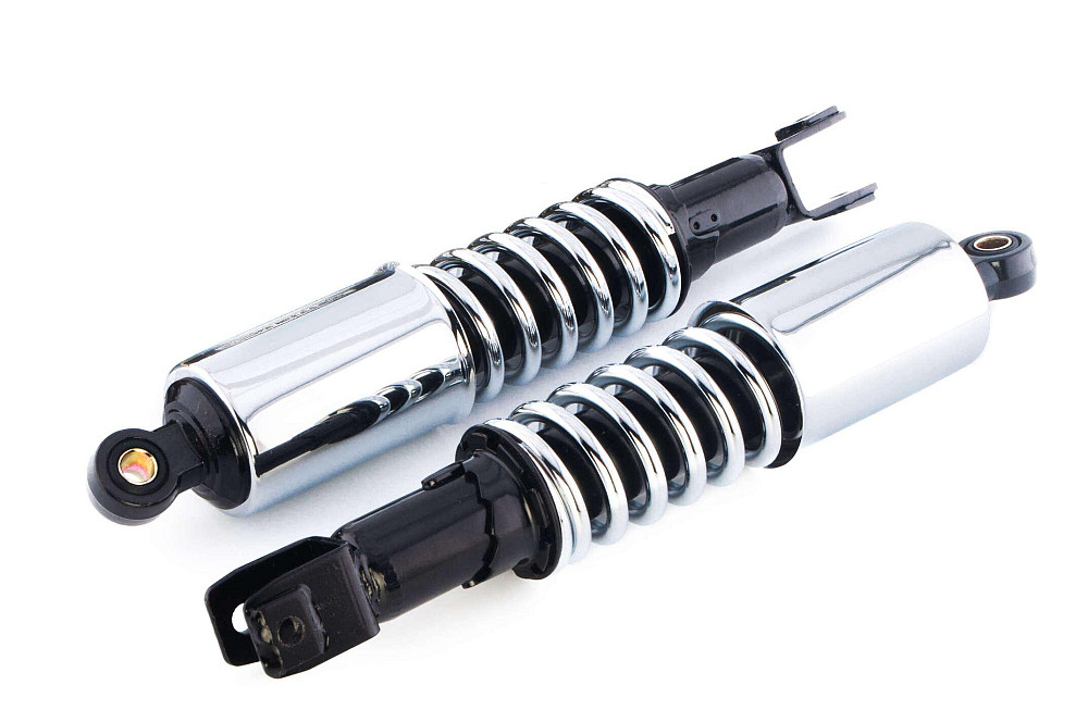 Амортизатори (пара) МТ, ДНІПРО 350mm, регульовані (хром) TAKEDI Киев - изображение 1