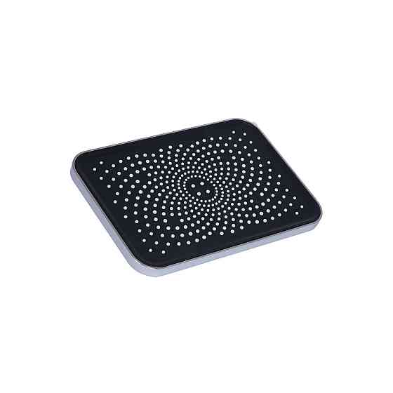 Лійка для верхнього душу Qtap Hlavova 260x180 мм прямокутна QTHLA107CRM45784 Chrome/Black Київ