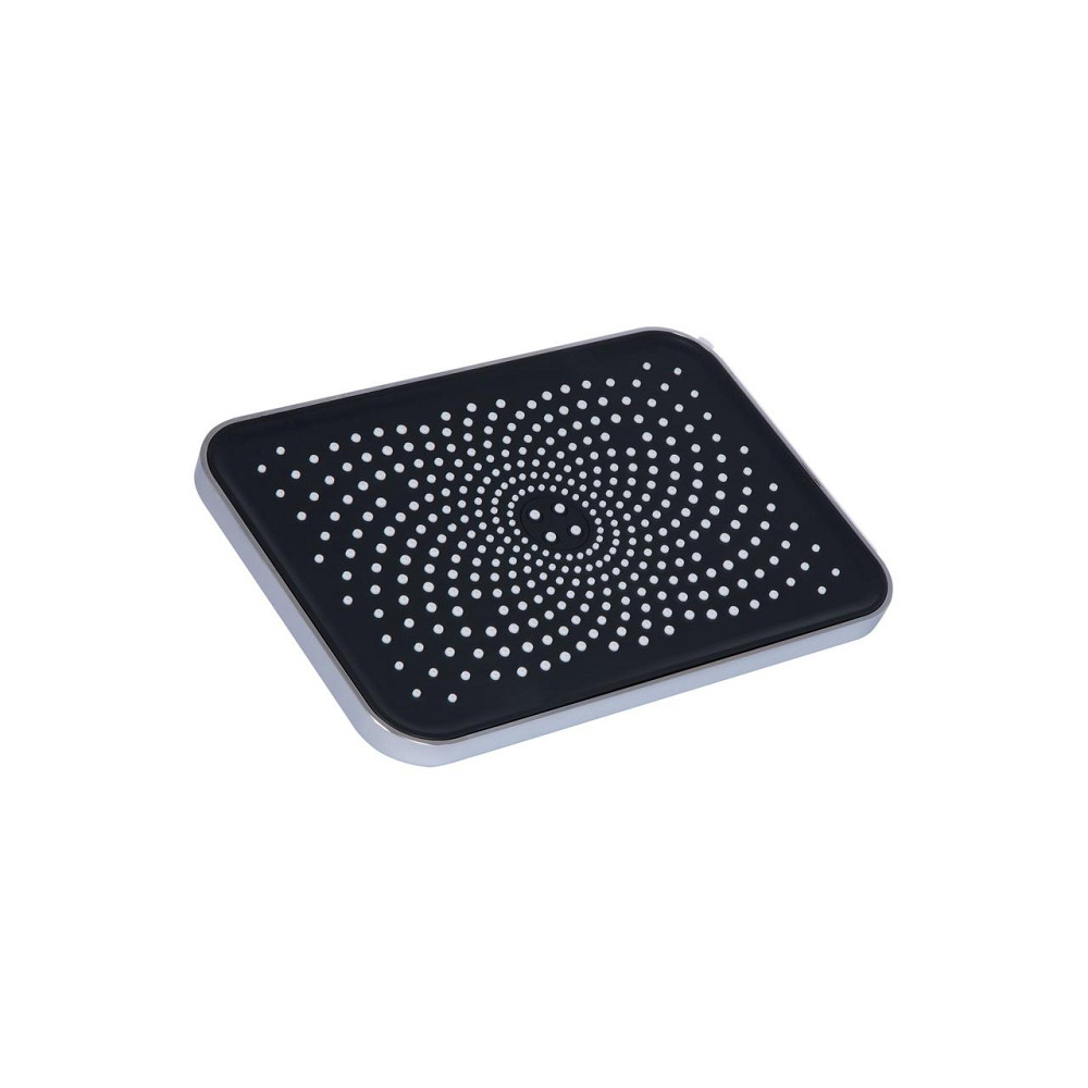 Лійка для верхнього душу Qtap Hlavova 260x180 мм прямокутна QTHLA107CRM45784 Chrome/Black Київ - фото 1