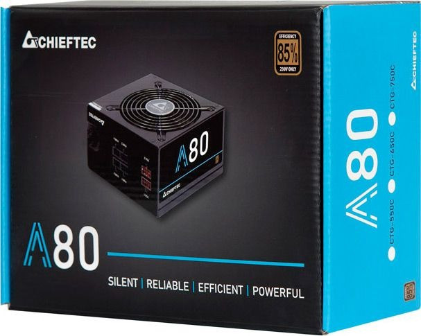 Блок живлення Chieftec CTG-650C, ATX 2.3, APFC, 12cm fan, ККД >85%, modular, ( 16821 ) Харків - фото 2
