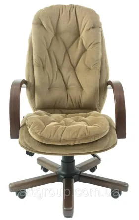 Офисное Кресло Руководителя Richman Venice Rosto 40 Wood М3 MultiBlock Оливковый Днепр