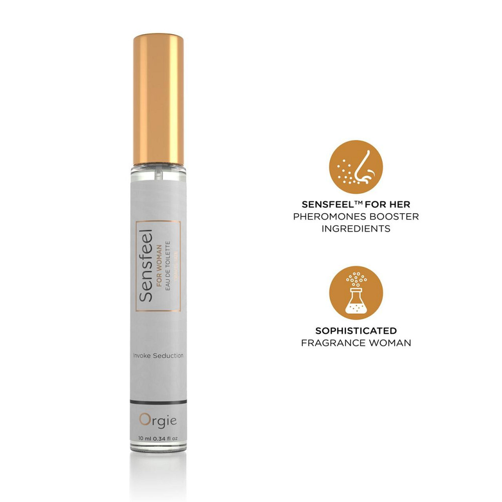 Женские духи с феромонами Orgie – Sensfeel for Woman Travel Size (10 мл), цветочно-фруктовый аромат Sex Aura Киев - изображение 3