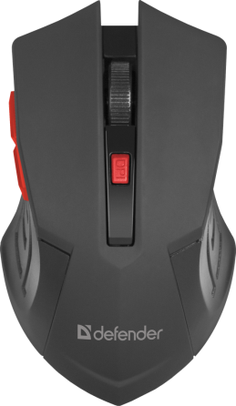 Миша Defender Accura MM-275 Wireless Red (52276) (6414721) Київ