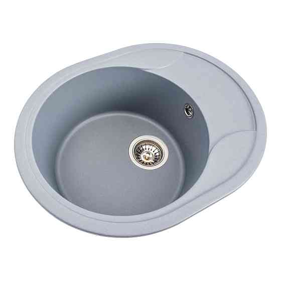 VALESO Гранітна мийка для кухні VALESO ONYX 5847 матова Сірий металік Київ