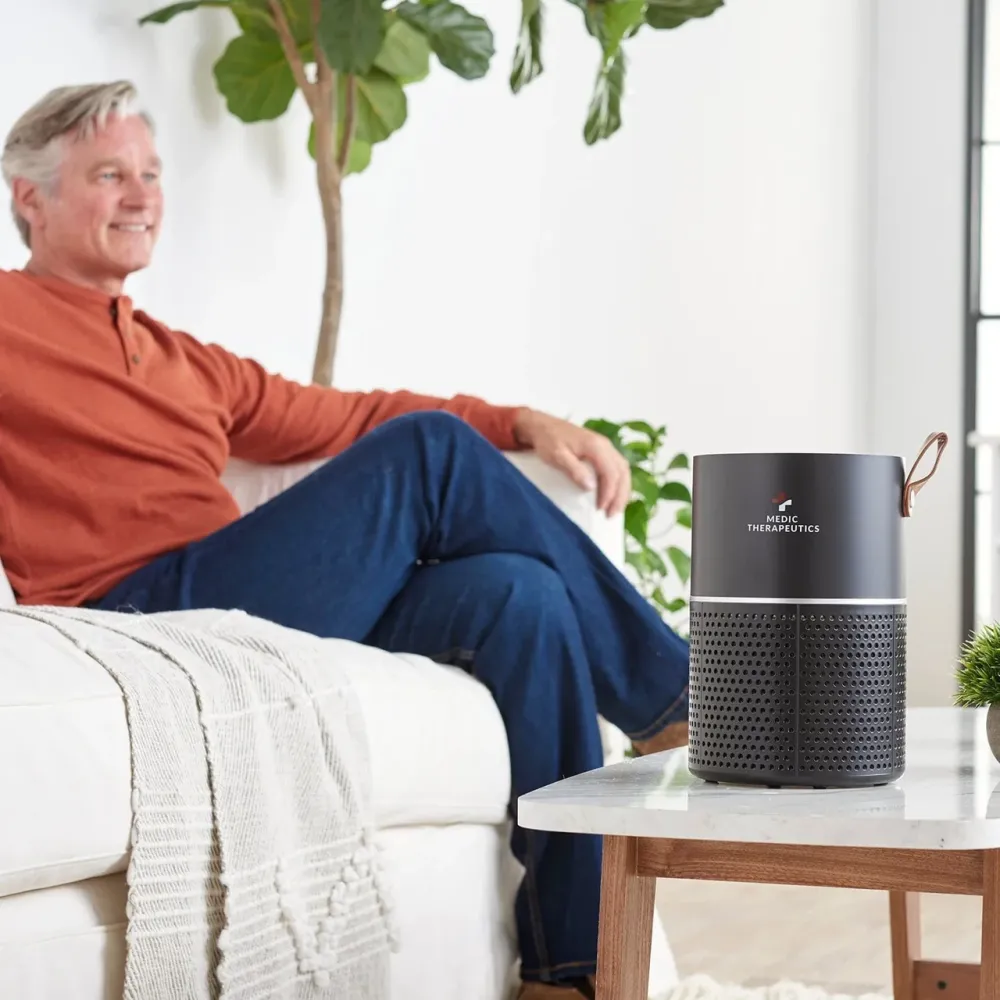 Очиститель воздуха Medic Therapeutics HEPA H13, УФ-дезинфекция, антиаллергенный, фильтрация 99.97%, 250 м² Киев - изображение 6