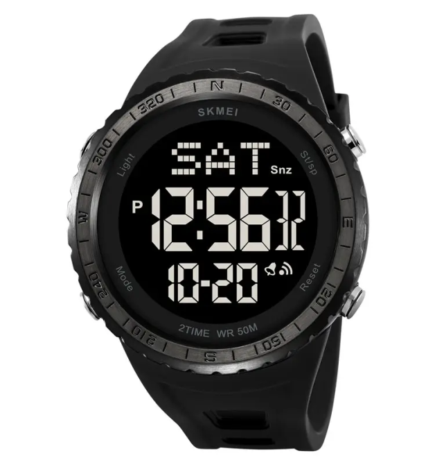 Годинник чоловічий наручний спортивний Skmei 2192 (Чорний з чорним) Київ - фото 1