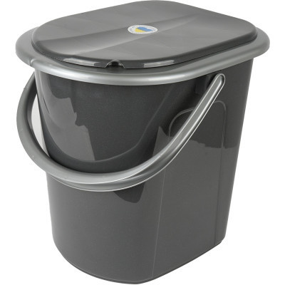 Відро-туалет Алеана Граніт/сірий 22 л (алн 171096/граніт/сіре) Вінниця - фото 2