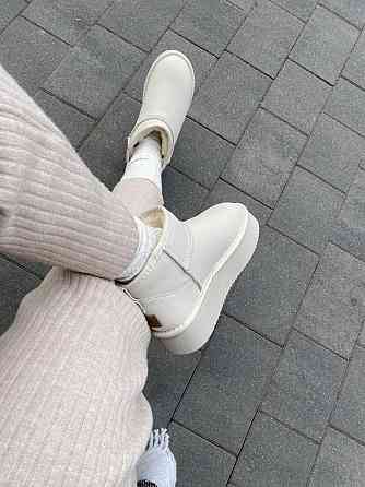 ITTS Угги жіночі ITTS A801-F св.бежевий (зима, шкіра натуральна) (5738) Коломия