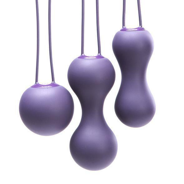 Набор вагинальных шариков Je Joue - Ami Purple, диаметр 3,8-3,3-2,7см, вес 54-71-100гр + подарок косметичка Sex Aura Киев - изображение 3