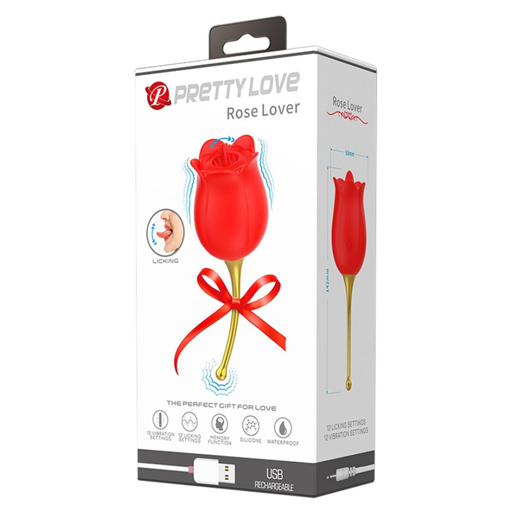 Оральний вібратор-язик ROSE LOVER Sex Aura Київ - фото 1