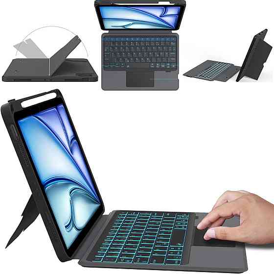Чохол-клавіатура ROOFEI для iPad Pro 12.9 iPad Pro 6/5/4/3 покоління 2022 2021 2020 та 2018 років Дніпро