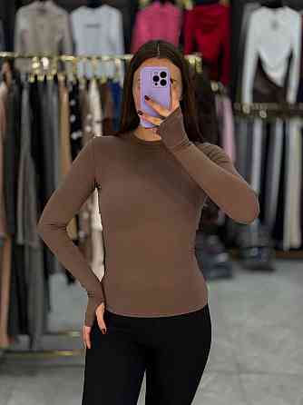 Женский базовый трикотажный лонгслив из вискозы Мокко, 42/44 Одесса