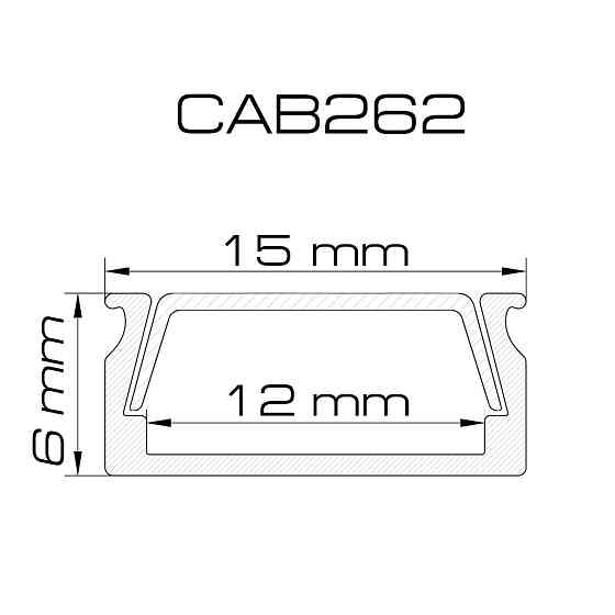 Профіль для світлодіодної стрічки Feron CAB262 Харків