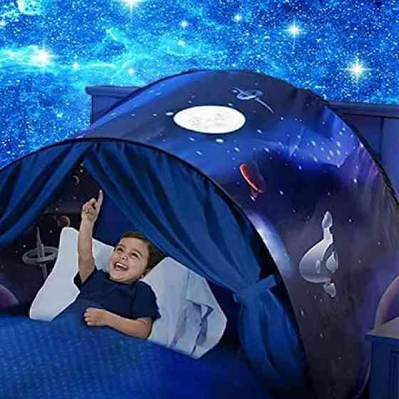 Детская палатка-тент для кровати Dream Tents с дугами, для сна, игр и сказочной атмосферы в комнате Киев