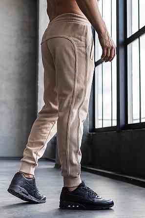 Утеплені джоггери зі швами навиворіт TotalFit EM3-IS10 Бежевый, XL Киев