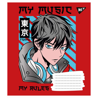 Тетрадь Yes А5 Anime 36 листов, клетка (766408) Винница - изображение 5