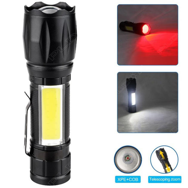 Фонарь W601-XPE(red)+COB(white) IC-47 Киев - изображение 1