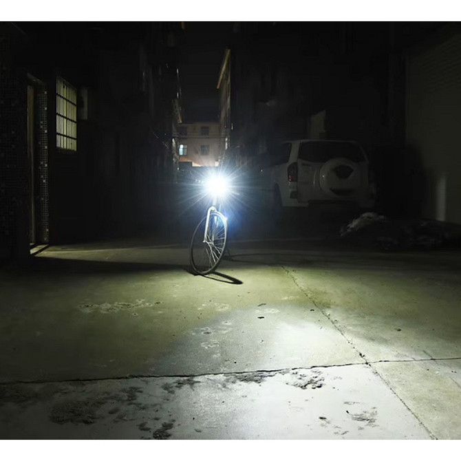 Яскрава велофара із сигналом із виносною кнопкою Speaker Bicycle Light зарядка USB Бровари - фото 5