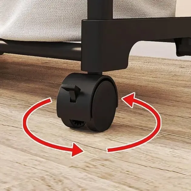 Стойка-вешалка на колесах для вещей и обуви (YH9918-1) Коломия - фото 4