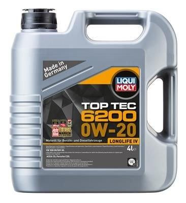 LIQUI MOLY 20788 Top Tec 6200 SAE 0W-20 — Повністю синтетична моторна олива | Для сучасних бензинових і дизельних двигунів Volkswa Ковель - фото 1