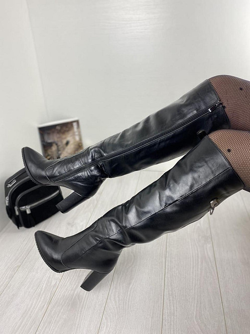 Чоботи жіночі ARLEN чорні шкіра натуральна зима 37р. (3166) Коломия - фото 4