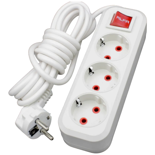 Удлинитель RLFR 3 гнезда, 2 метра Днепр - изображение 1