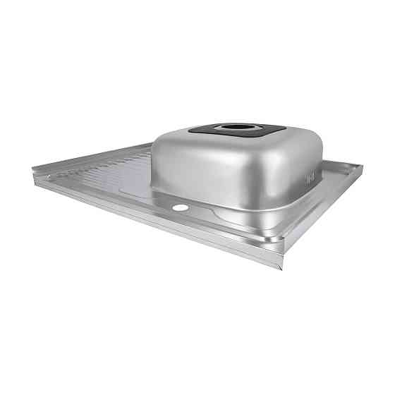 Кухонная мойка Brinex 6080-R 0,6 мм Satin (BRIN6080RSAT06) Киев