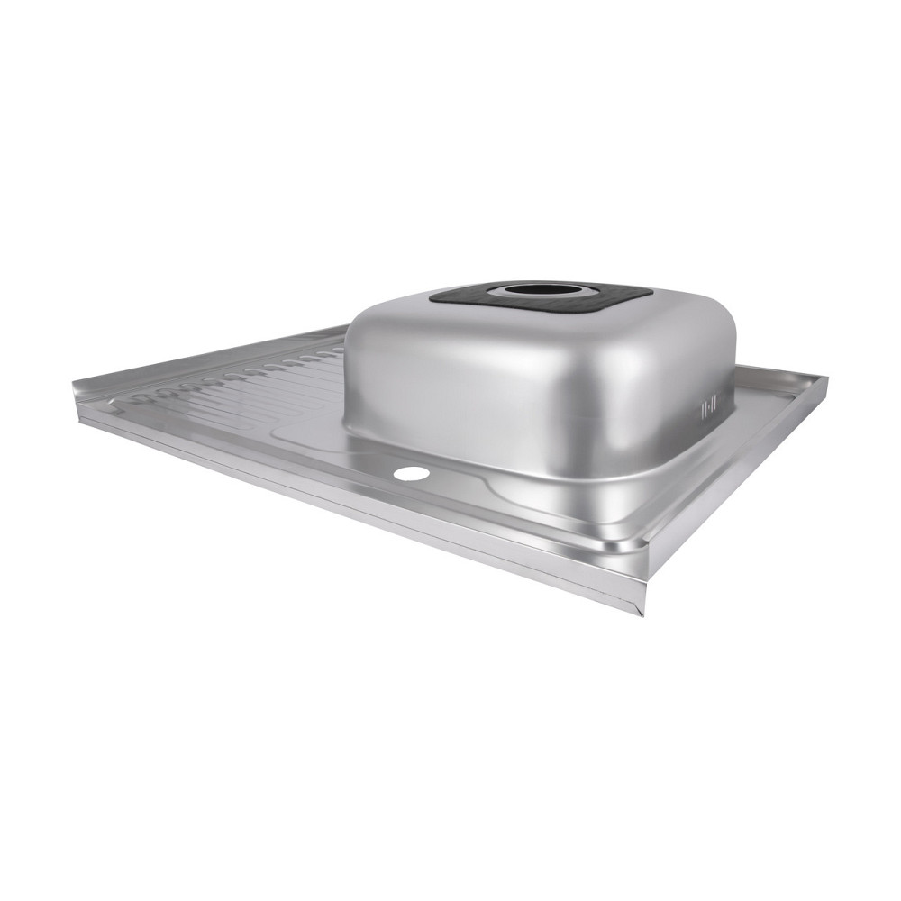 Кухонная мойка Brinex 6080-R 0,6 мм Satin (BRIN6080RSAT06) Киев - изображение 5