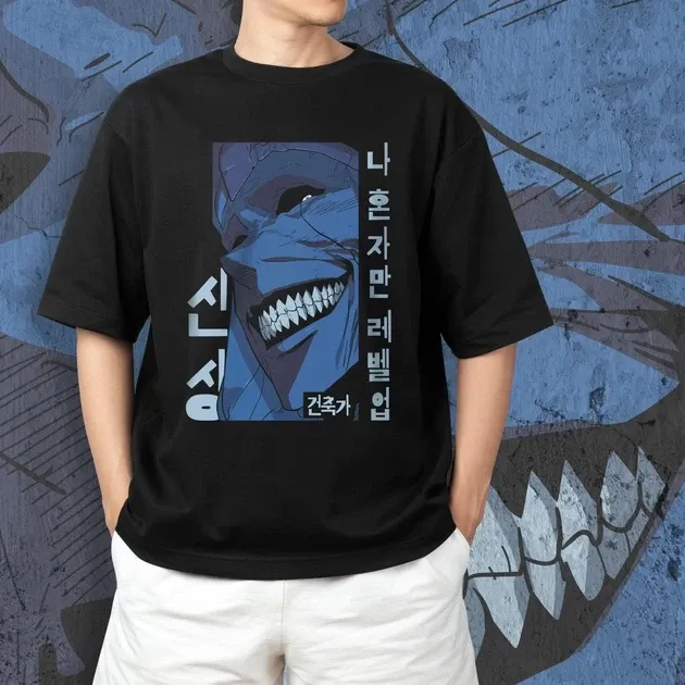 Футболка чоловіча з  принтом Solo Leveling Statue of God 2 Розмір 48 Дніпро - фото 3