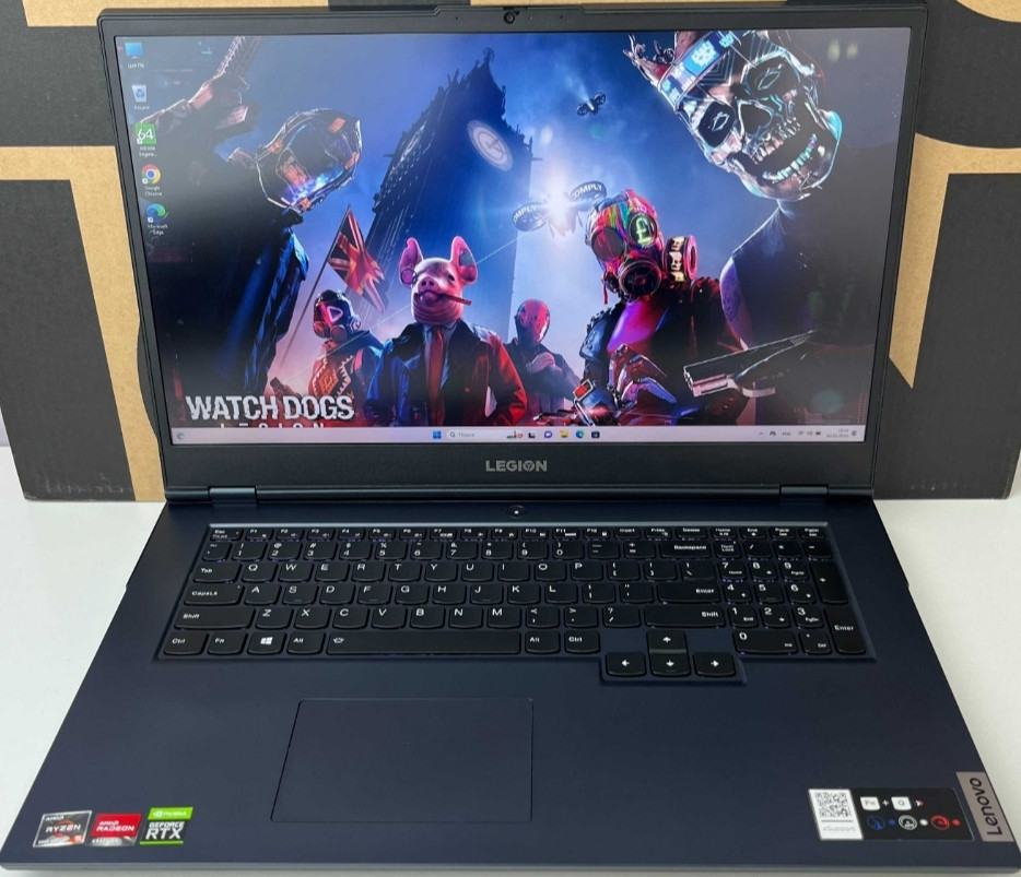 Ноутбук: Legion 5 ,17.3 Ryzen 5 5600H, RTX 3060. 6Gb, 130W 144Hz. 16Gb.SSD 512Gb. Київ - фото 1