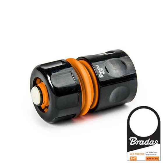 Конектор 3/4", POWER JET - STOP, BLACK LINE, ярлик, ECO-PWB2165 Київ